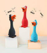 Latex Chicken Squeaky Toy for All Dogs