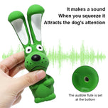 Rubber Rabbit Squeaky Toy for Small Dogs