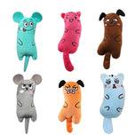 Animal Plush Catnip Toy for Chewing Fun