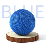 Sisal Teaser Ball Toy for Kitten Chewing