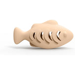 Silicone Fish Chew Toy with Treat Storage