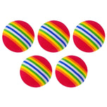 Rainbow Bouncy Cat Ball Toy for Playtime