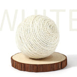 Sisal Teaser Ball Toy for Kitten Chewing