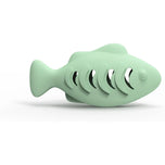 Silicone Fish Chew Toy with Treat Storage