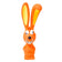 Rubber Rabbit Squeaky Toy for Small Dogs