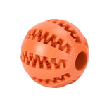 Rubber Treat Ball Toy for Small Pets