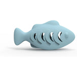 Silicone Fish Chew Toy with Treat Storage